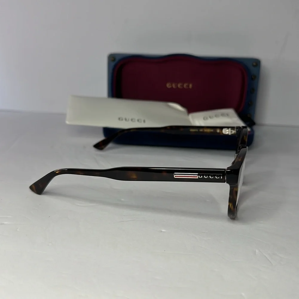 💯 - New Authentic GUCCI GG0827O 002 round Gucci optical comes in a havana fr…